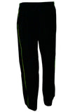 black with lime green trim, mens, velour, tracksuit, custom embroidery, rhinestones, sweatsuit, jumpsuit, sweatshirt, sweat pants, track pants, track jacket, neon