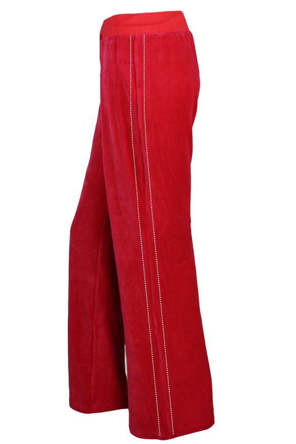 Red Hottie Velour Lounge Pants