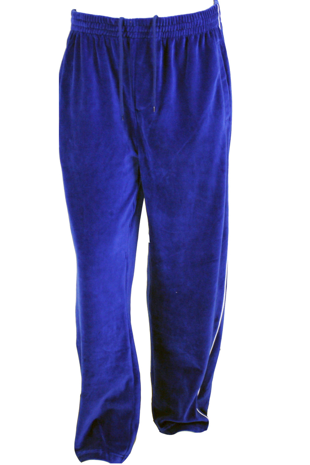 Mens Royal Blue Velour Pants Sweatpants Sweatsedo