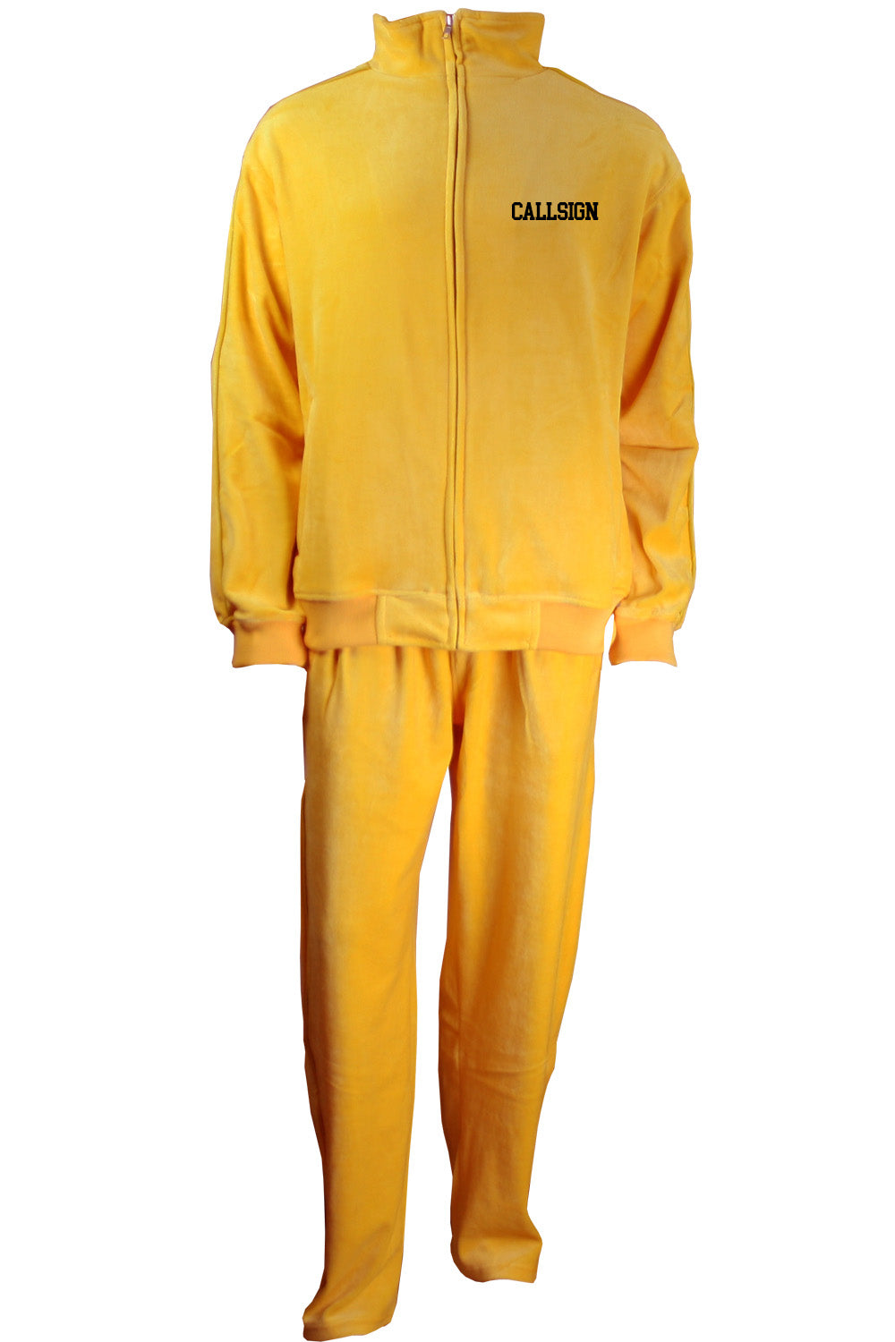 12th  SOS, custom embroidery, velour, tracksuit, military, pilots, air force, gold velour, yellow, callsign, sweatsedo, sweatsuit