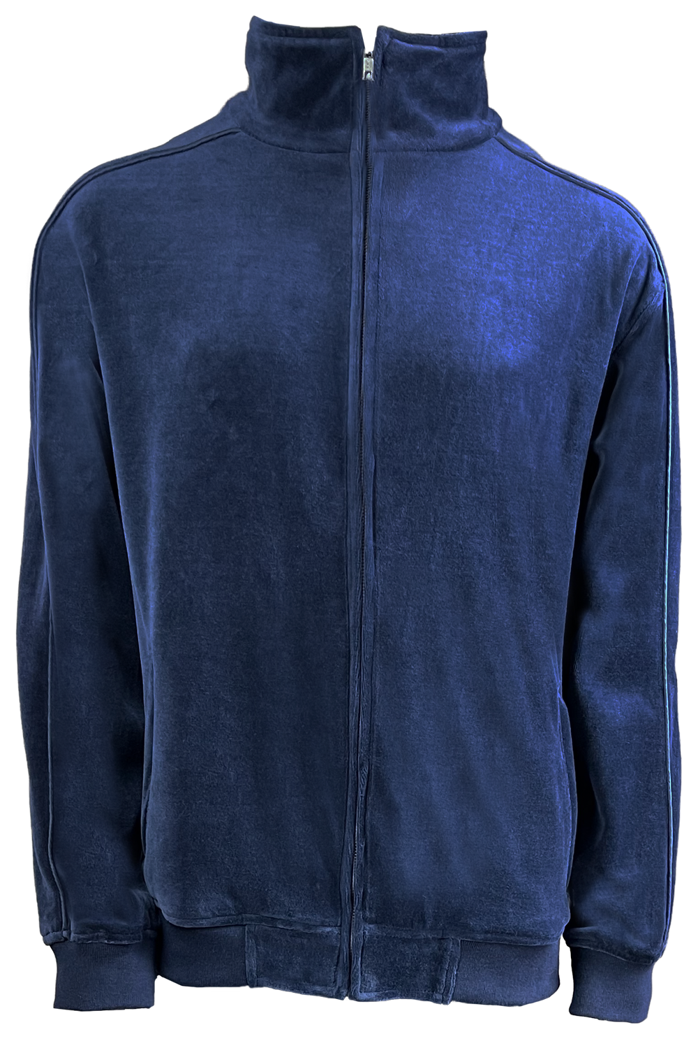 solid navy blue, mens, velour, track jacket, custom embroidery, rhinestones, sweatsuit, jumpsuit, sweatshirt, sweat Shirt