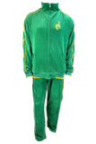 shane mcconkey, velour, tracksuit, sweatsuit, apres ski, custom rhinestones, embroidery, jacket, pants