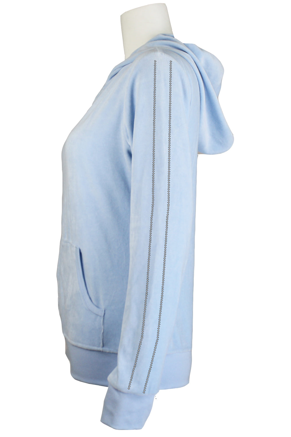 Sky's the Limit Velour Zip Hoodie