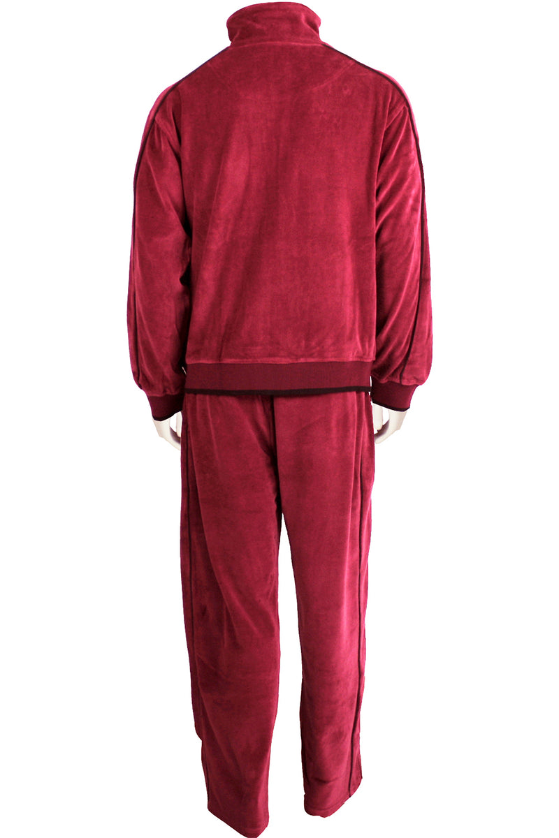 burgundy, mens, velour, tracksuit, custom embroidery, rhinestones, sweatsuit, jumpsuit, sweatshirt, sweat pants, track pants, track jacket