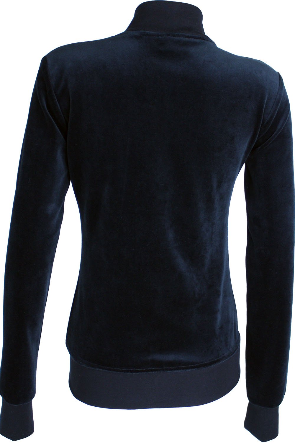 Adriana Velour Zip Collar Jacket