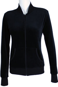 Black Zip Collar Jacket