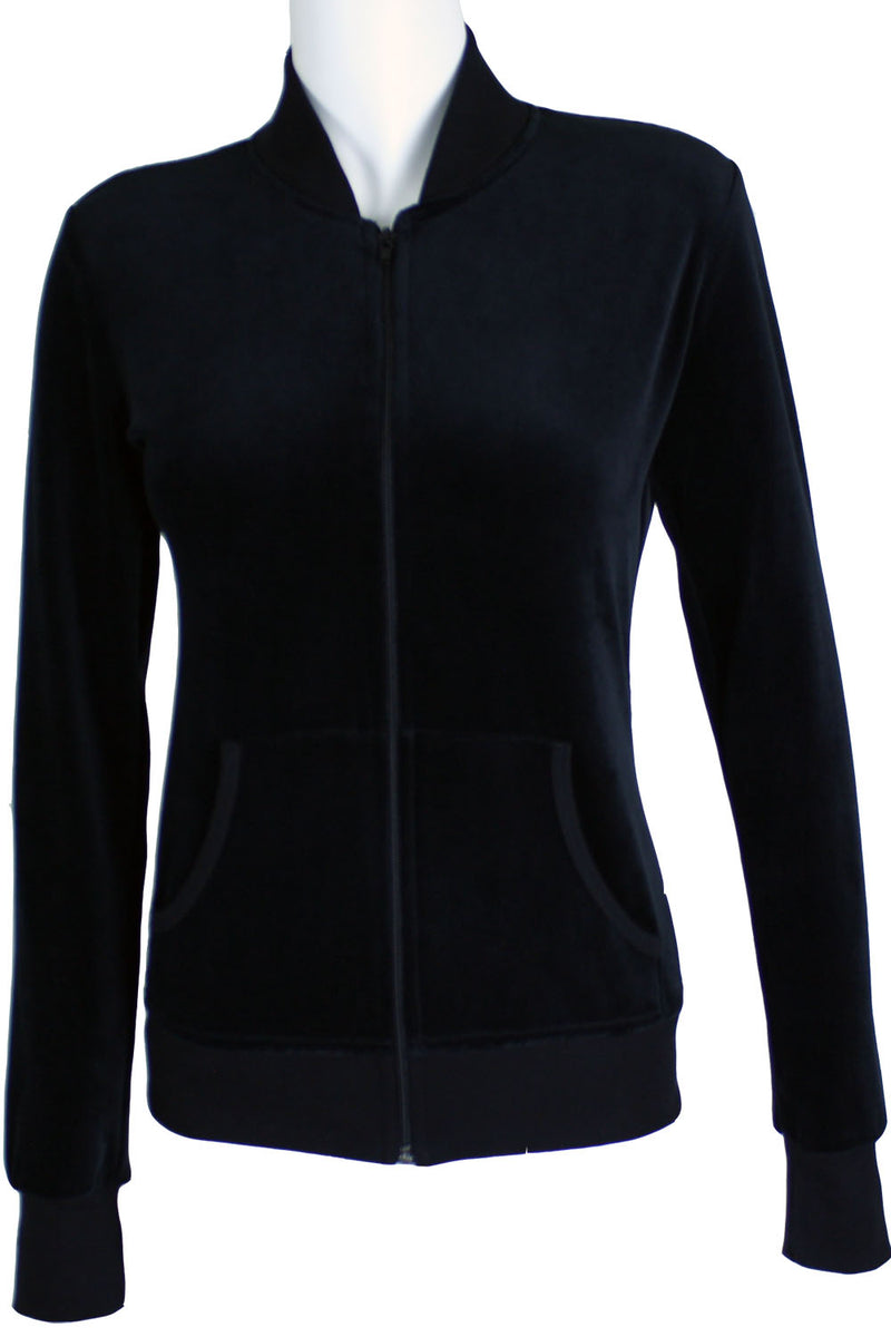 Black Zip Collar Jacket