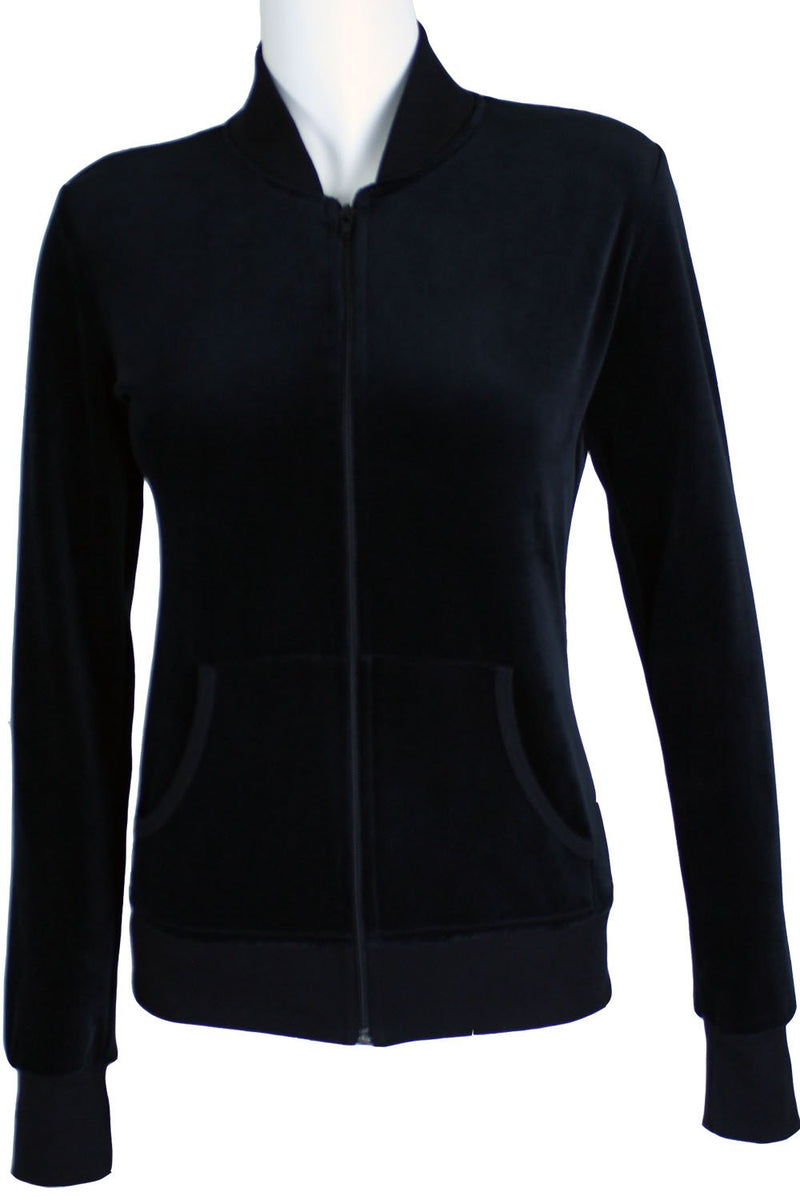 Carmela Velour Zip Hoodie
