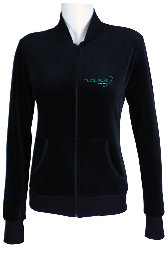 Nucleus Global Womens Sweatsedo with Collar Jacket