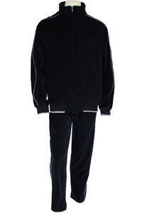 black, mens, velour, tracksuit, custom embroidery, rhinestones, sweatsuit, jumpsuit, sweatshirt, sweat pants, track pants, track jacket