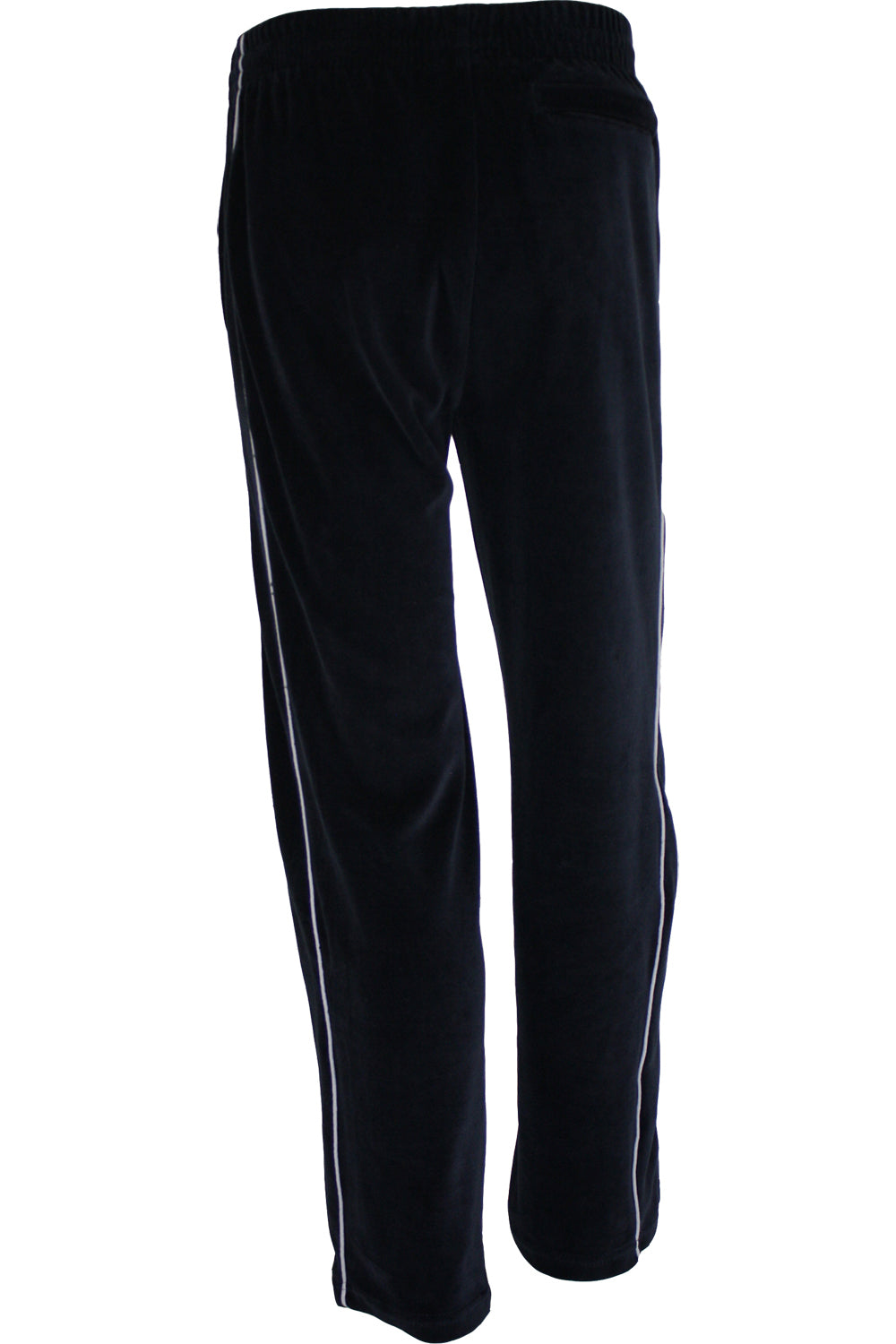 Black velour joggers mens outlet