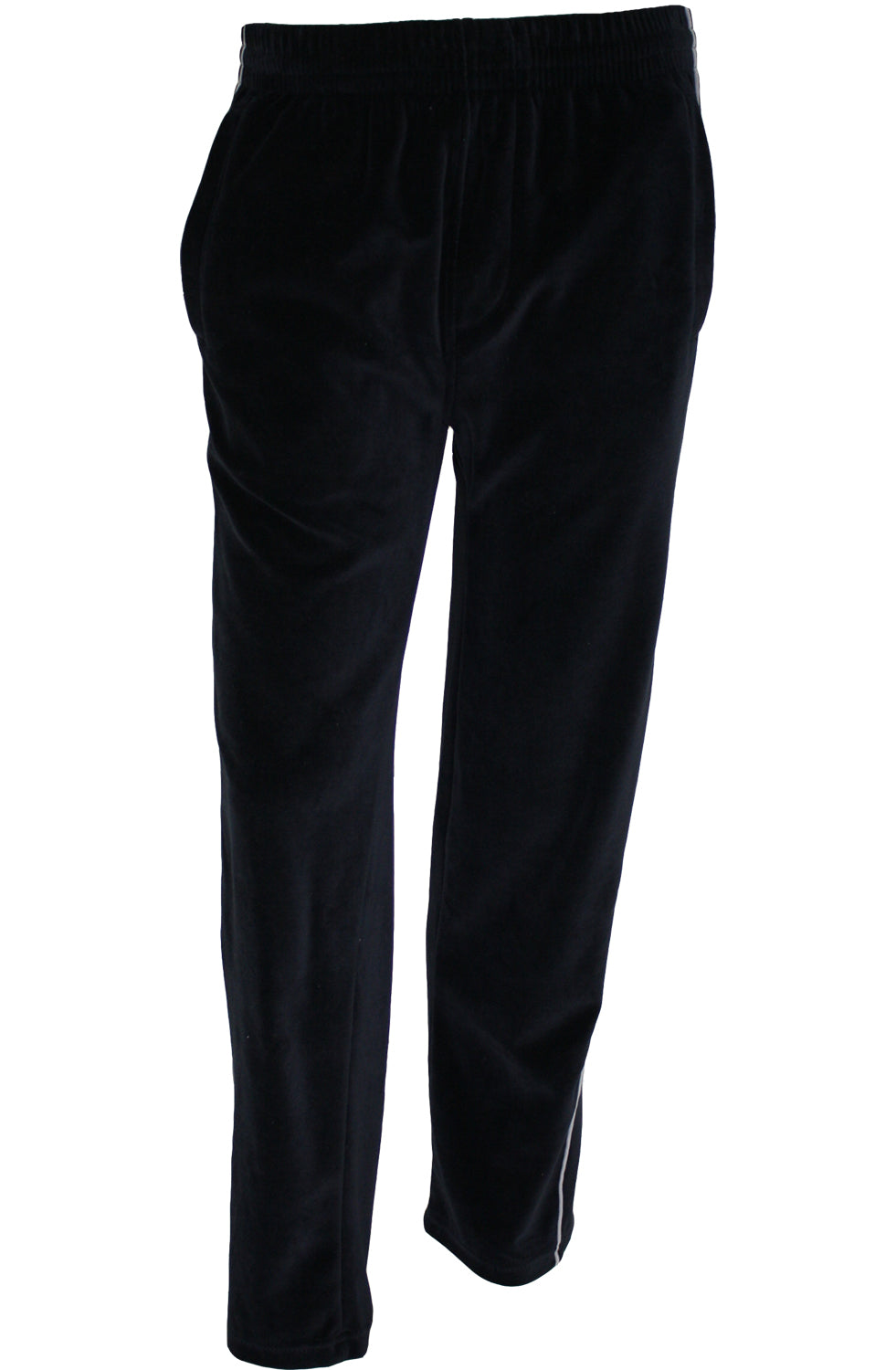 Mens Black Gray Velour Tracksuit Uncle Tony Sweatsedo