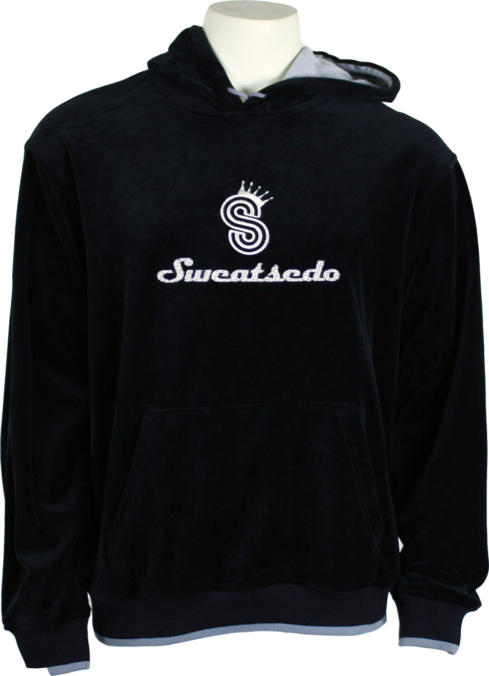Black Logo Hooded Sweatshirt