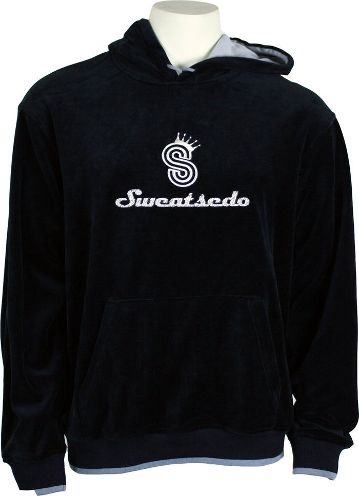 Black Logo Hooded Sweatshirt