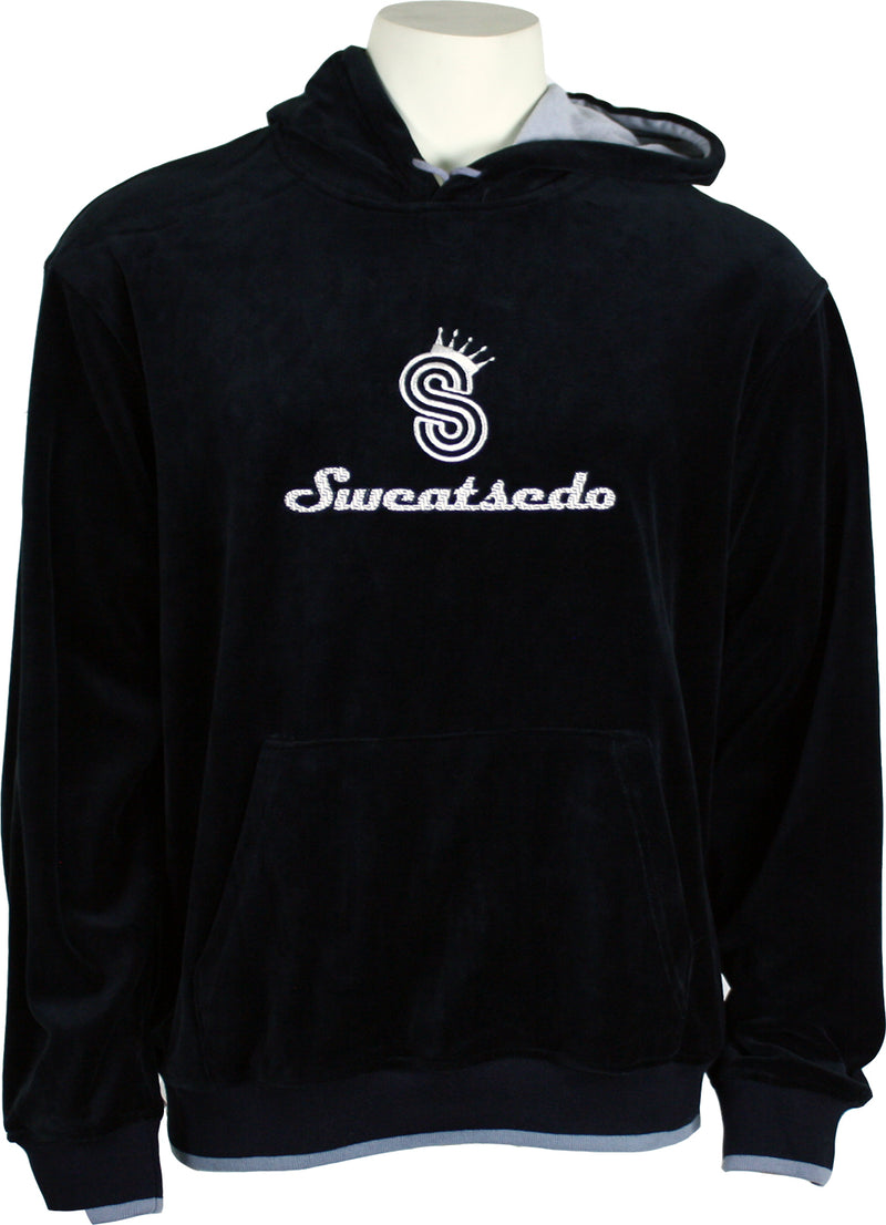 Black Logo Hooded Sweatshirt