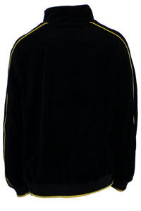 black with yellow trim, steelers, pittsburg, penguins, beeliners, mens, velour, tracksuit, custom embroidery, rhinestones, sweatsuit, jumpsuit, sweatshirt, sweat pants, track pants, track jacket mens, sweatshirt, sweatpants, jumpsuit, sweatsedo