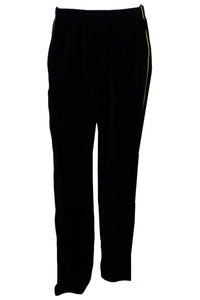 black with yellow trim, steelers, pittsburg, penguins, beeliners, mens, velour, tracksuit, custom embroidery, rhinestones, sweatsuit, jumpsuit, sweatshirt, sweat pants, track pants, track jacket mens, sweatshirt, sweatpants, jumpsuit, sweatsedo