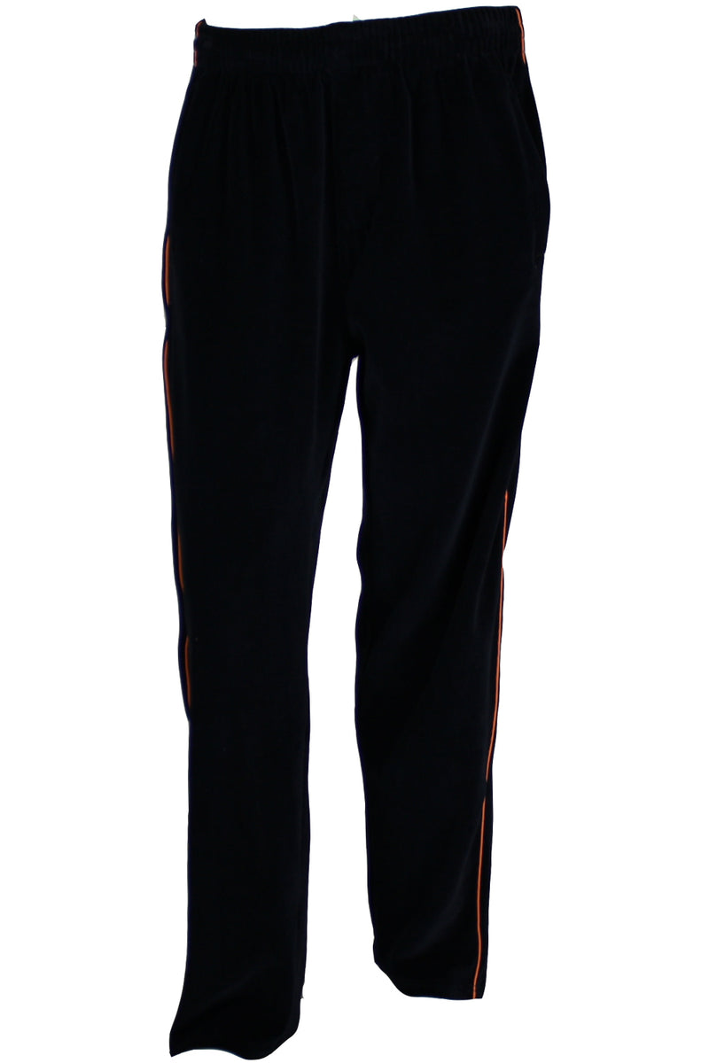 black with orange trim, cincinnati, bengals, mens, velour, tracksuit, custom embroidery, rhinestones, sweatsuit, jumpsuit, sweatshirt, sweat pants, track pants, track jacket mens, sweatshirt, sweatpants, jumpsuit, sweatsedo