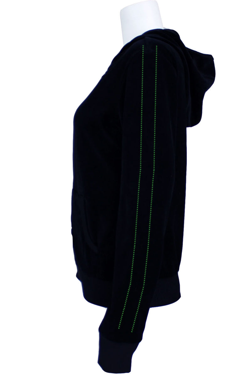 Mira Costa Volleyball Womens Black Zip Hoodie