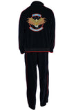 velour, tracksuit, sweatsuit, air force, jumpsuit, pilot wings, 97TRS