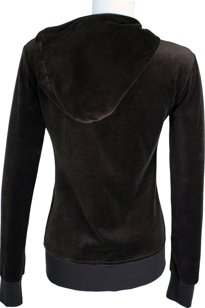 Coffee Brown Zip Hoodie