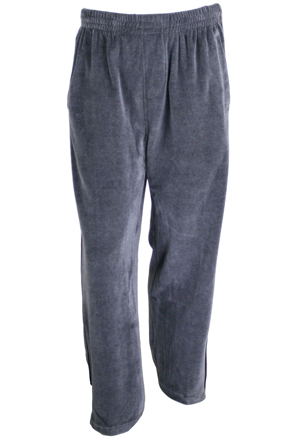 Grey Solid Regular Fit Cotton Track Pants (BOZAR) | Celio