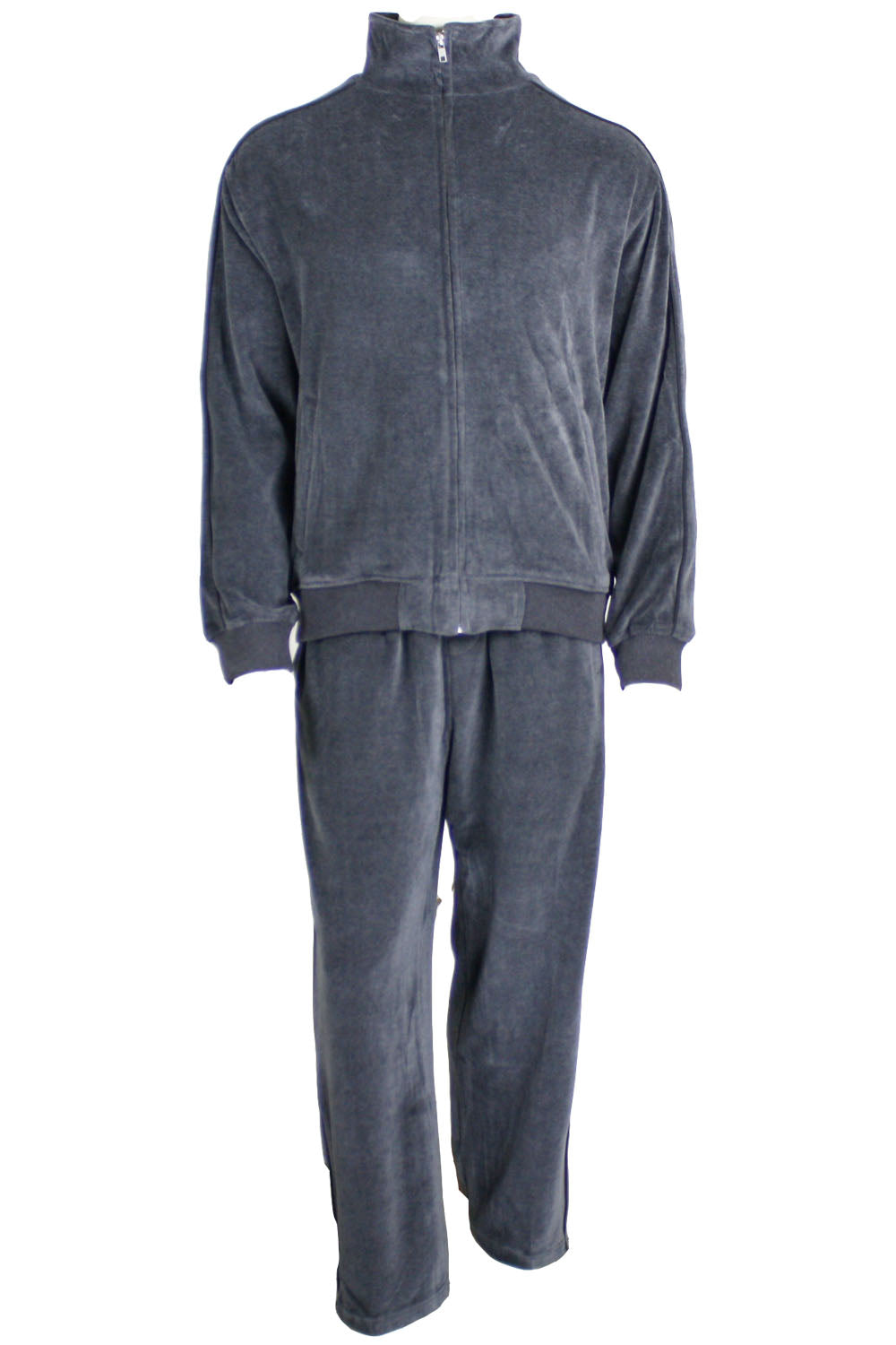 gray, charcoal gray, mens, velour, tracksuit, custom embroidery, rhinestones, sweatsuit, jumpsuit, sweatshirt, sweat pants, track pants, track jacket