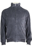 gray, charcoal gray, mens, velour, tracksuit, custom embroidery, rhinestones, sweatsuit, jumpsuit, sweatshirt, sweat pants, track pants, track jacket