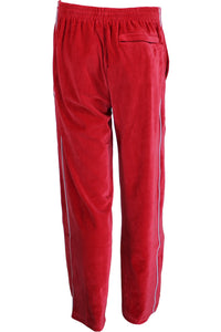 red, mens, velour, tracksuit, custom embroidery, rhinestones, sweatsuit, jumpsuit, sweatshirt, sweat pants, track pants, track jacket mens, sweatshirt, sweatpants, jumpsuit, sweatsedo