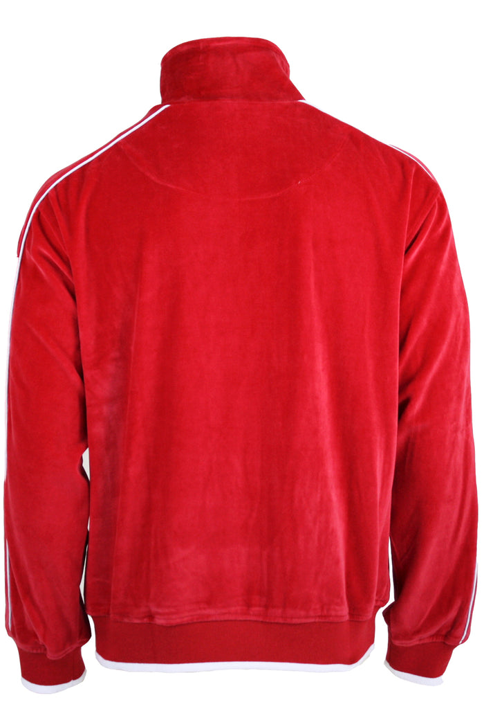 red, mens, velour, tracksuit, custom embroidery, rhinestones, sweatsuit, jumpsuit, sweatshirt, sweat pants, track pants, track jacket mens, sweatshirt, sweatpants, jumpsuit, sweatsedo