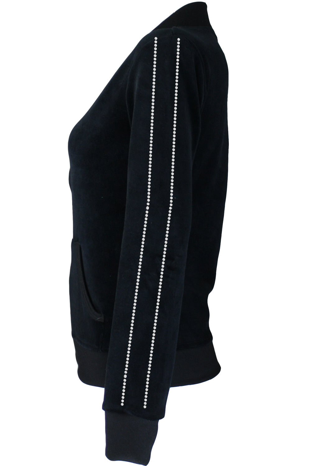 Carmela Velour Zip Hoodie