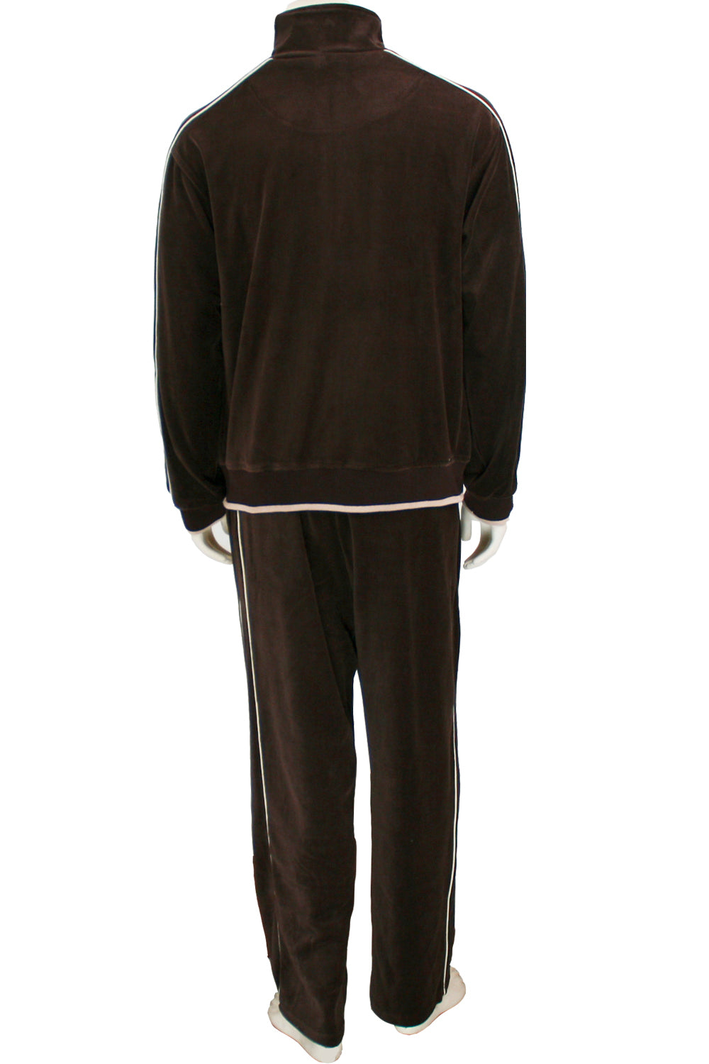 Brown Velour Tracksuit Co-ords