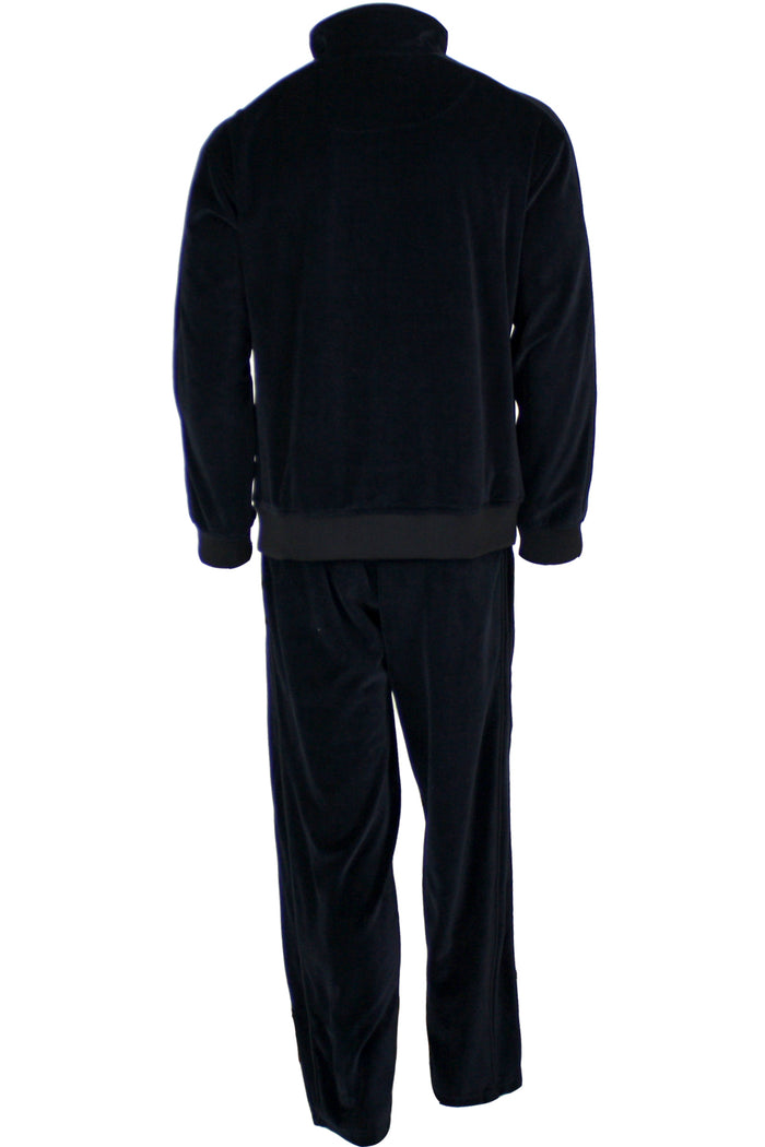 solid black, mens, velour, tracksuit, custom embroidery, rhinestones, sweatsuit, jumpsuit, sweatshirt, sweat pants, track pants, track jacket