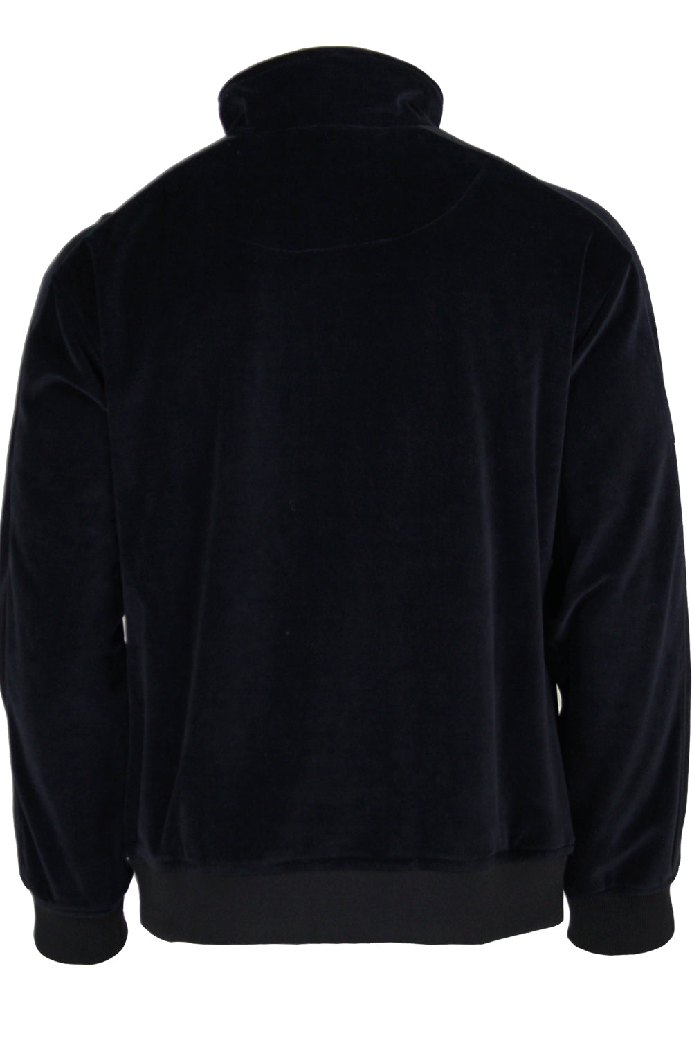 Solid Black Velour Jacket Track Jacket Sweatsedo