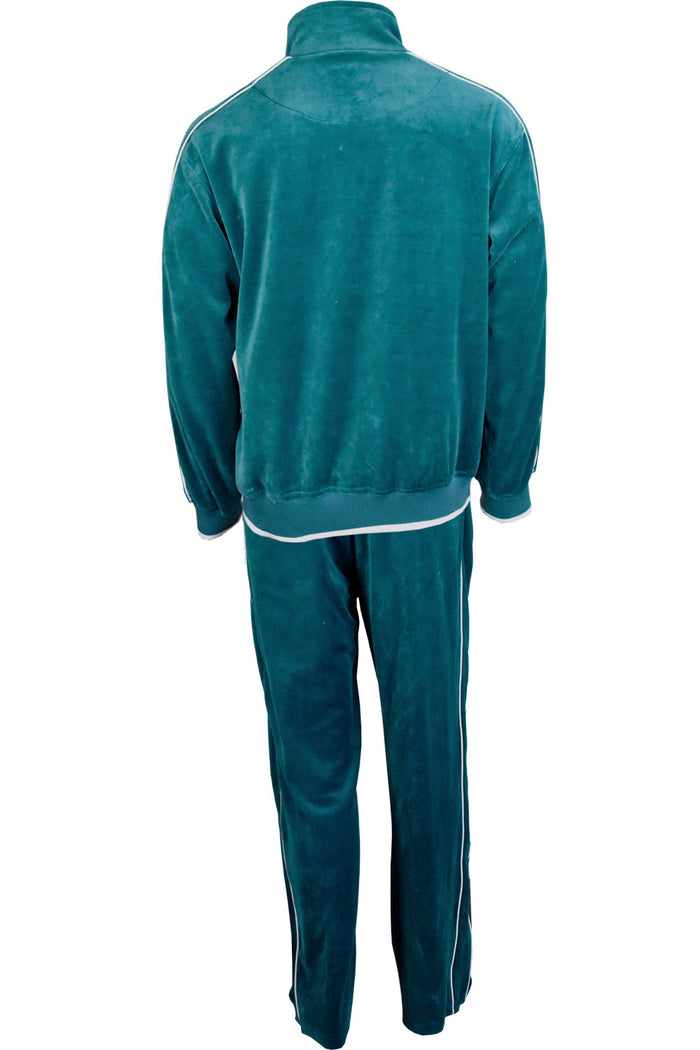 teal, mens, velour, tracksuit, custom embroidery, rhinestones, sweatsuit, jumpsuit, sweatshirt, sweat pants, track pants, track jacket, san jose sharks, jacksonville jaguars
