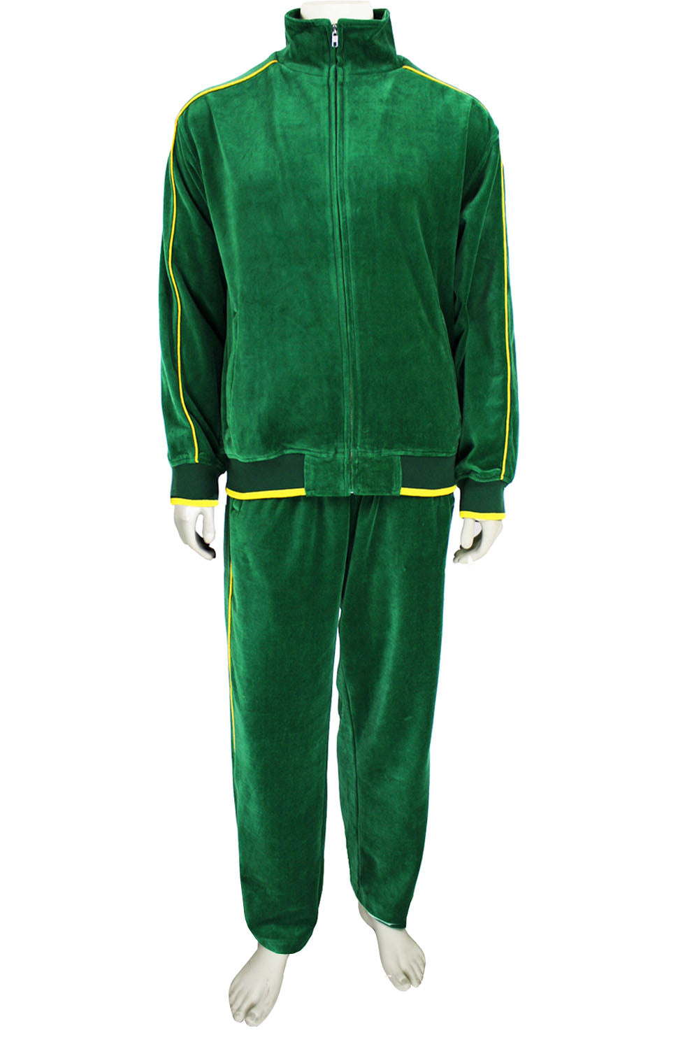 St. Patrick's Day costume, tracksuit, green sweatshirt, shamrocks, velour, custom embroidery, rhinestones, bling bling, hoodie