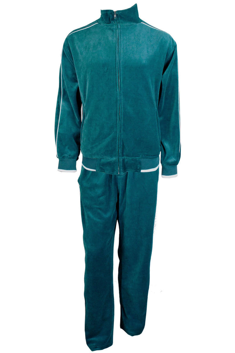 teal, mens, velour, tracksuit, custom embroidery, rhinestones, sweatsuit, jumpsuit, sweatshirt, sweat pants, track pants, track jacket, san jose sharks, jacksonville jaguars