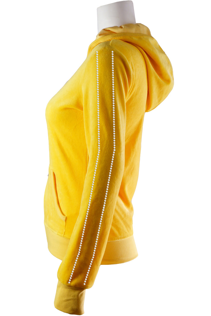 Jackpot Velour Zip Hoodie