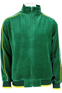 green, mens, velour, tracksuit, custom embroidery, rhinestones, sweatsuit, jumpsuit, sweatshirt, sweat pants, track pants, track jacket, green bay, packers