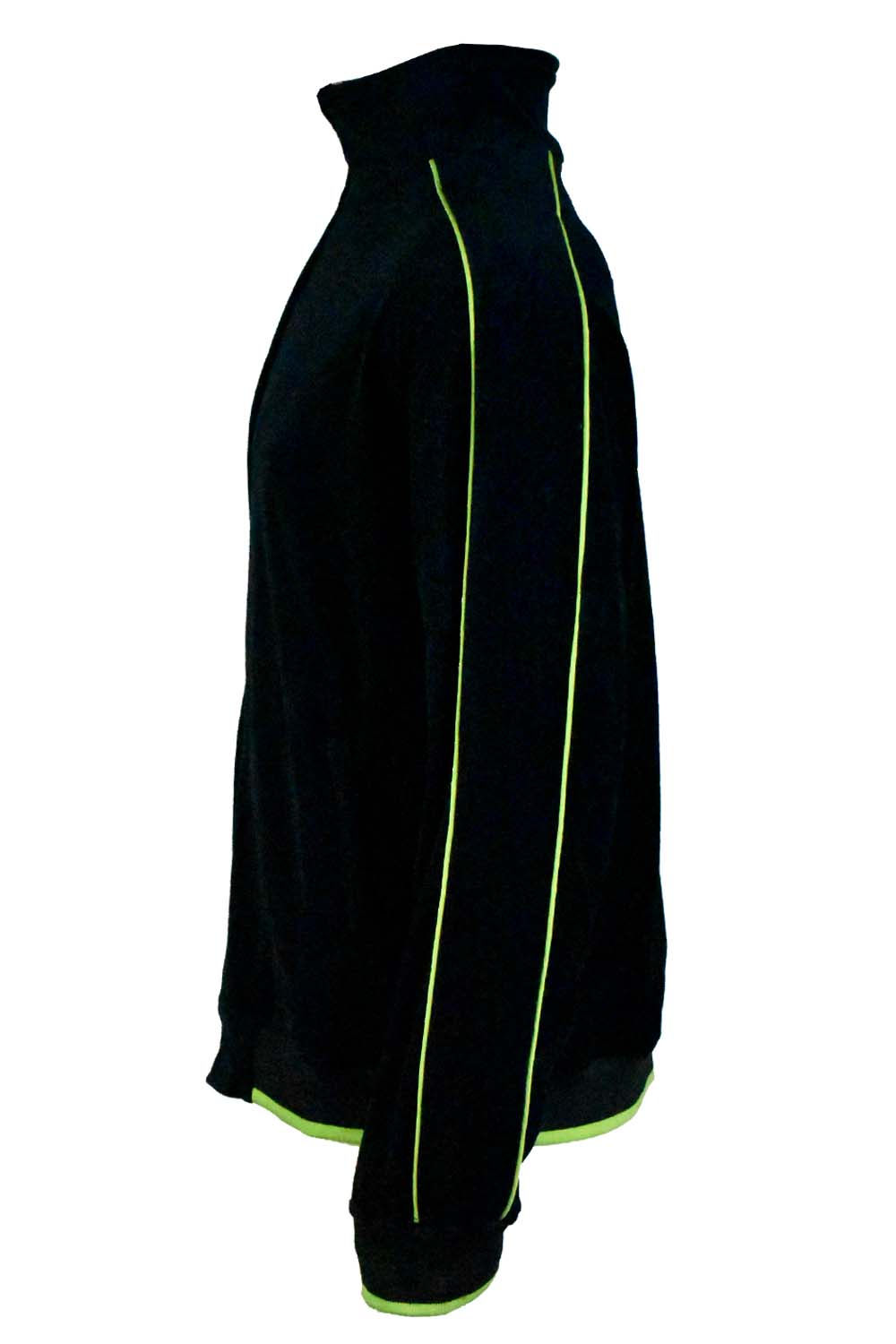 black with lime green trim, mens, velour, tracksuit, custom embroidery, rhinestones, sweatsuit, jumpsuit, sweatshirt, sweat pants, track pants, track jacket, neon