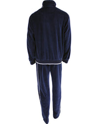 navy blue, mens, velour, tracksuit, custom embroidery, rhinestones, sweatsuit, jumpsuit, sweatshirt, sweat pants, track pants, track jacket