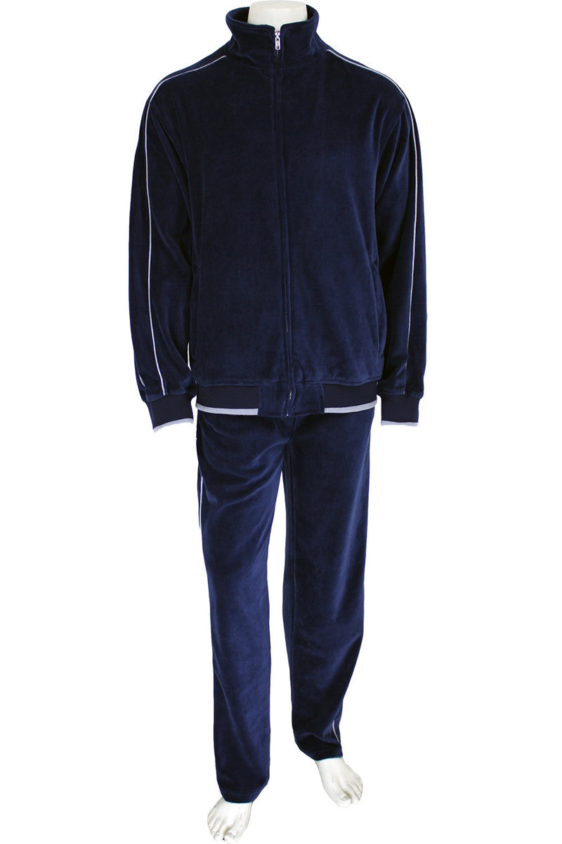 navy blue, mens, velour, tracksuit, custom embroidery, rhinestones, sweatsuit, jumpsuit, sweatshirt, sweat pants, track pants, track jacket