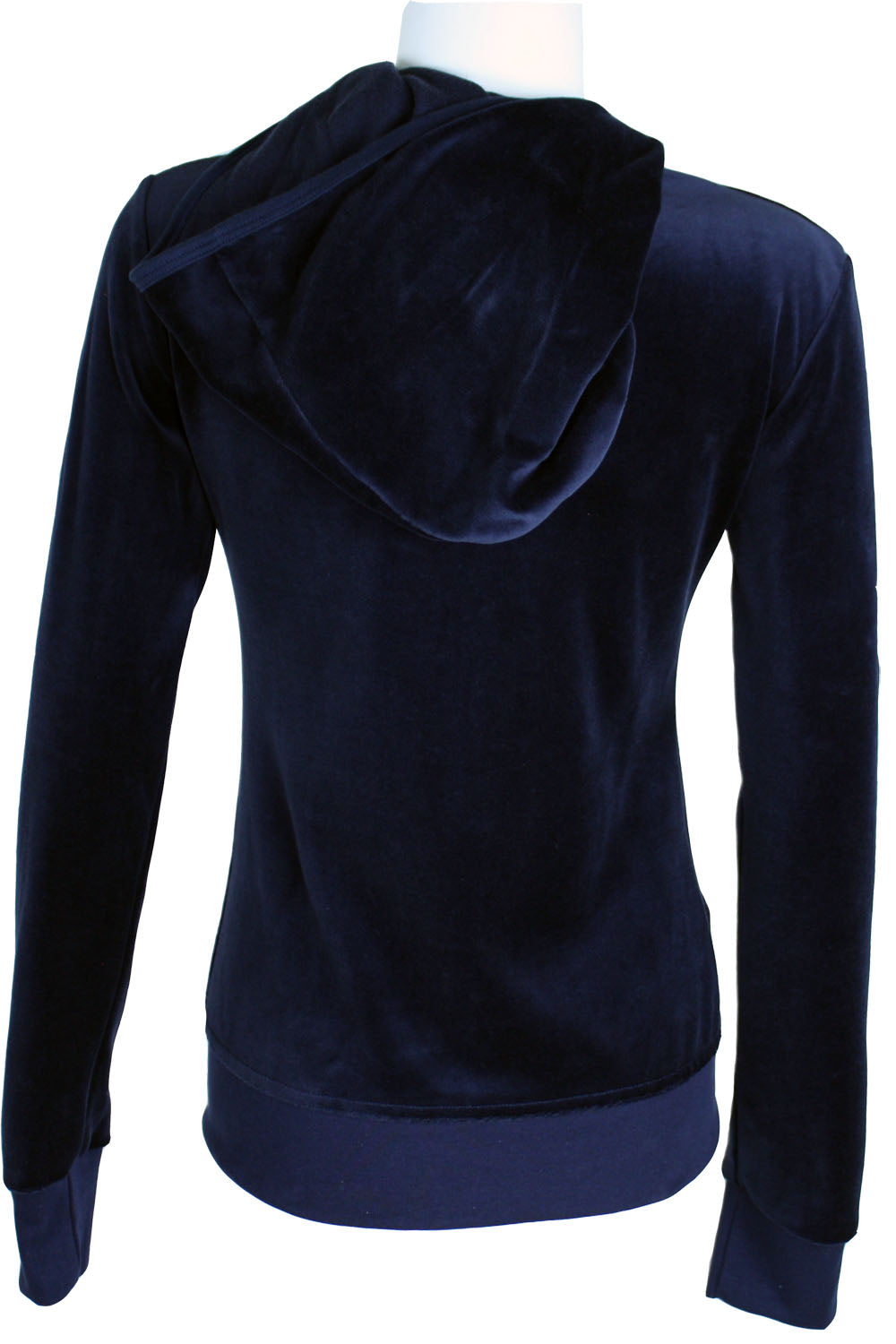 Navy velvet hoodie 2025