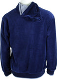 Navy Blue Logo Hooded Sweatshirt