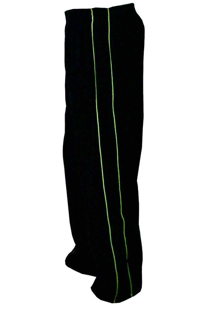 black with lime green trim, mens, velour, tracksuit, custom embroidery, rhinestones, sweatsuit, jumpsuit, sweatshirt, sweat pants, track pants, track jacket, neon