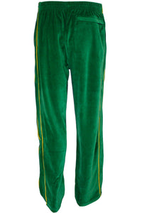 St. Patrick's Day costume, tracksuit, green sweatshirt, shamrocks, velour, custom embroidery, rhinestones, bling bling, hoodie