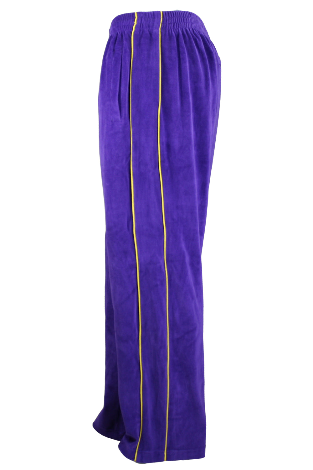Mens Purple Velour Tracksuit, Sweatsuit, Jogging suit, Vikings, LSU, Lakers, University of Washington, track jacket, sweatshirt, track pants, custom embroidery, rhinestones