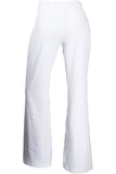 womens white velour lounge pants, bridal party gift, pairs with our white velour zip hoodie, bridesmaid, bride, soon to be.  white party