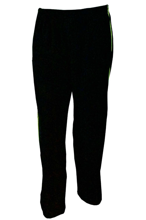Movement Black Lounge Pant With Side Green Stripe – NeceSera