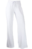 womens white velour lounge pants, bridal party gift, pairs with our white velour zip hoodie, bridesmaid, bride, soon to be.  white party